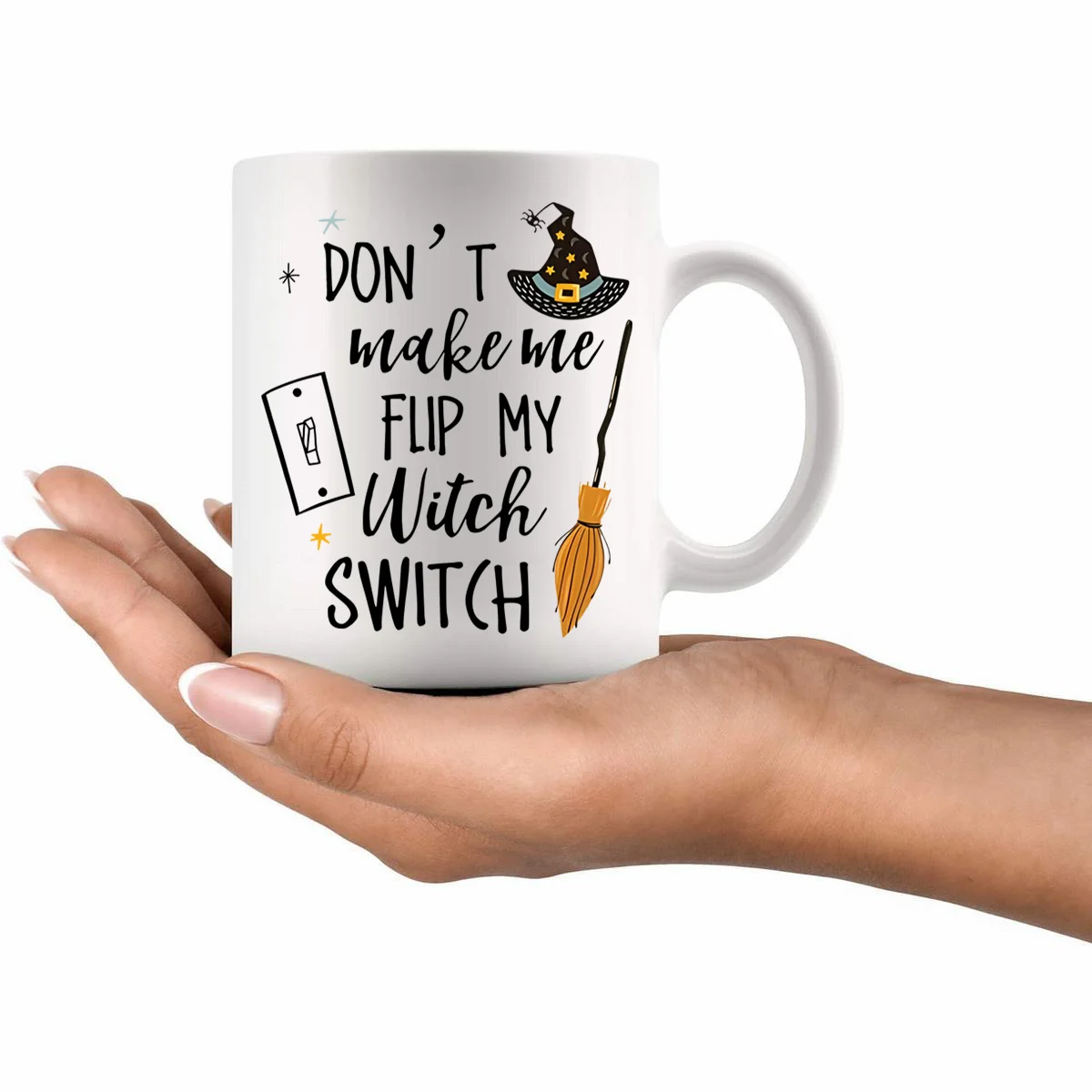 

Керамическая кружка 11 унций, кружка с ведьмой на Хэллоуин, новый и интересный подарок для друзей, сестер и коллег