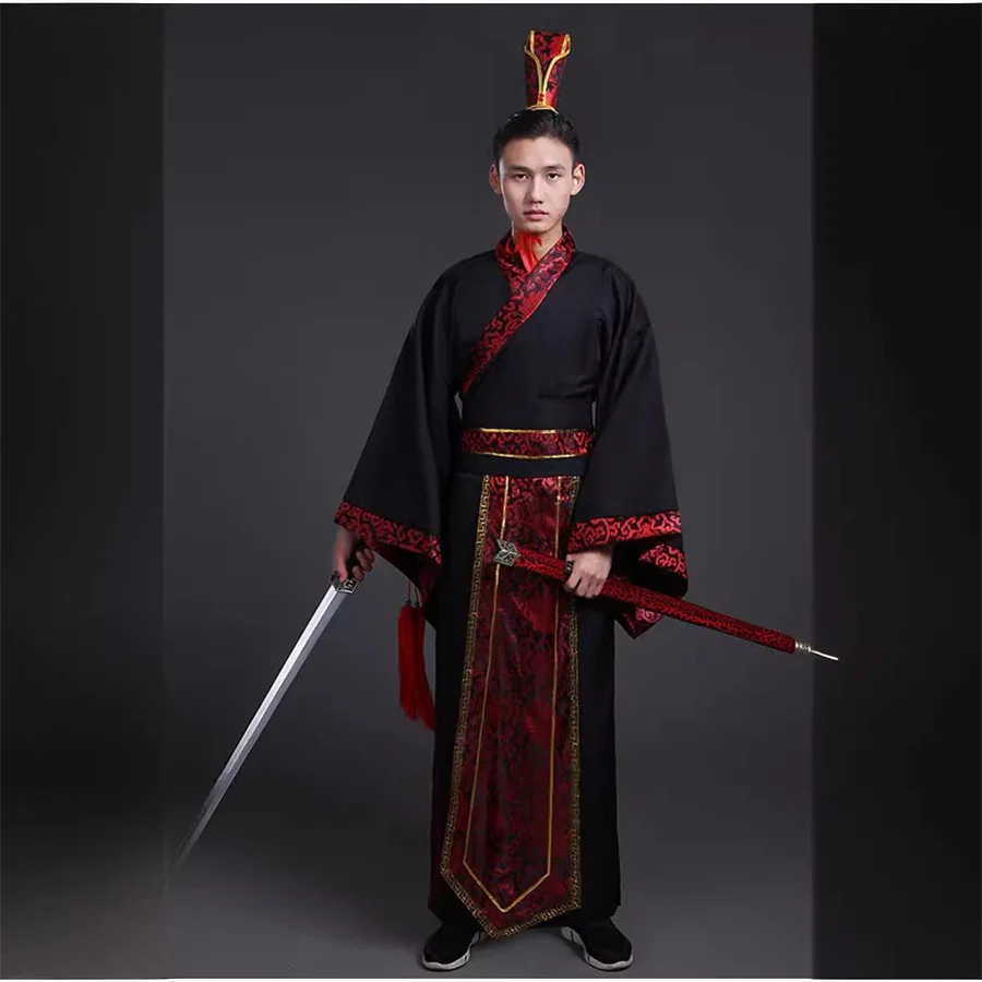 Ropa antigua china Hanfu Cosplay traje para hombres y mujeres adultos disfraces de Halloween para parejas