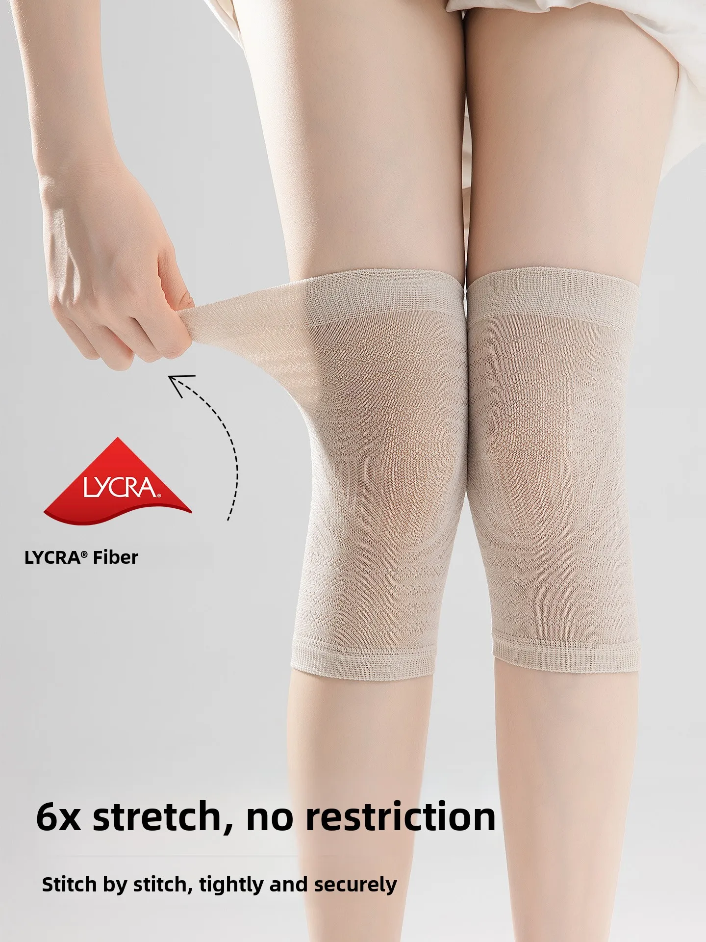 Women's Thin Short Silk Knee High Socks Protective Cover Air Conditioned Room Warmth Home Comfortable Breathable Moisture Wic...