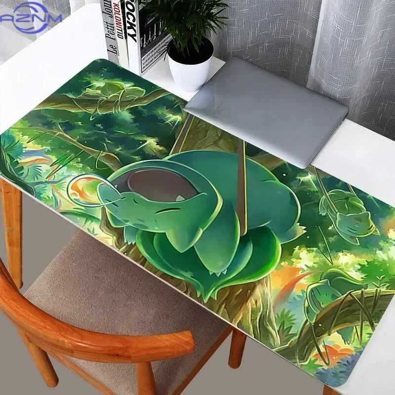 Mouse Pads Bulbasaur Durable Gamer PC Computer XXL  New Desk Mat Keyboard Anime Gaming Accessories Mousepad Carpet