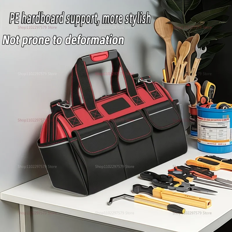 أظافر فولاذية مقاومة للماء من قماش أكسفورد، إدراجات وظيفية لزيادة سعة تحميل متينة لتخزين ورشة عمل البناء