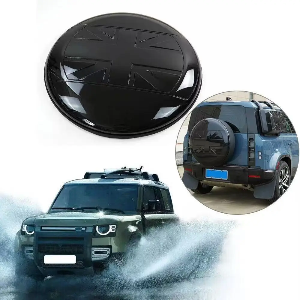 Body kit for Defender 90 110 2020 to 2024, black spare tire cover, rear trunk spare tire