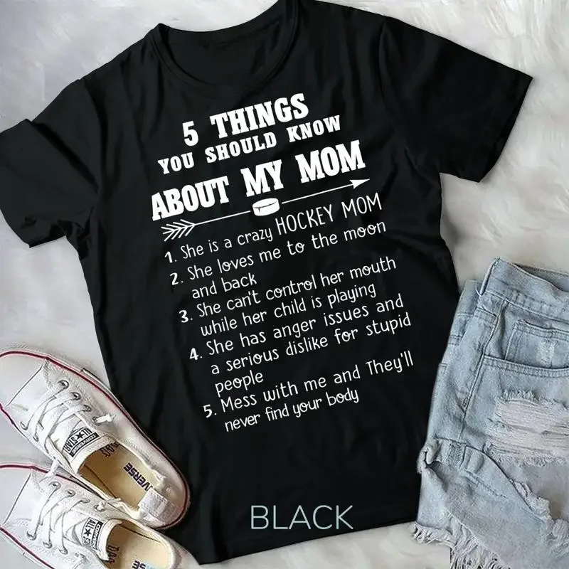 Family 365 Hockey Mom T Shirt Things About My Funny