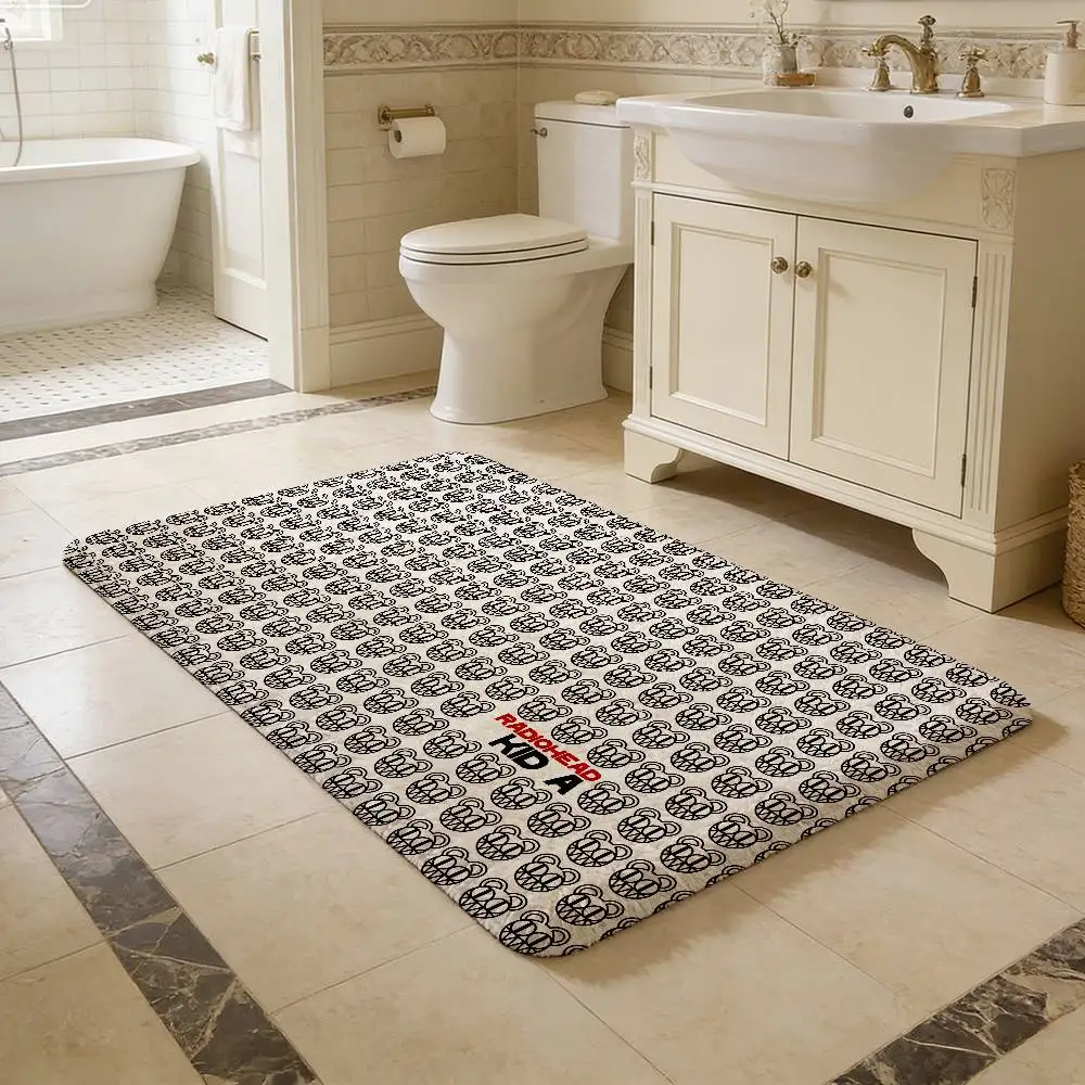 Band R-Radio-headES Entrance Door Mat Nordic Style Home Doormat Bathroom-Toilet Mats Bedroom Hotel Decor Mat