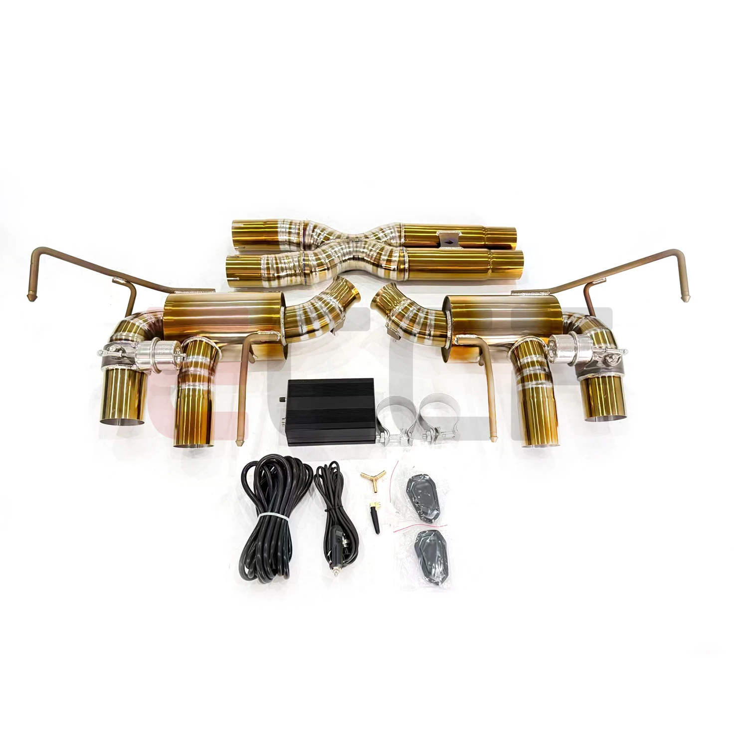 Sporty Valvetronic Exhaust Titanium Exhaust System For Ferrari California T Plug and Play Performance Upgrade Easy Installation