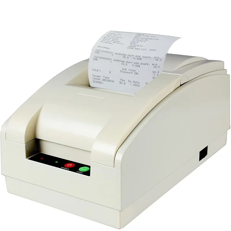 

QS7601 High Quality Desktop Dot Matrix Printer Portable RS232 Interface 76MM Wireless 9 pins Dot Matrix Printer