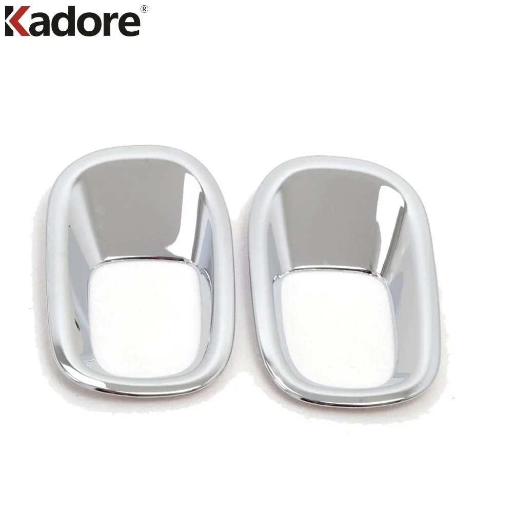 For Jeep Renegade 2015-2017 2018 2019 Chrome Rear Bumper Fog Light Lamp Cover Trim Tail Foglight Bezel Trims Car Accessories