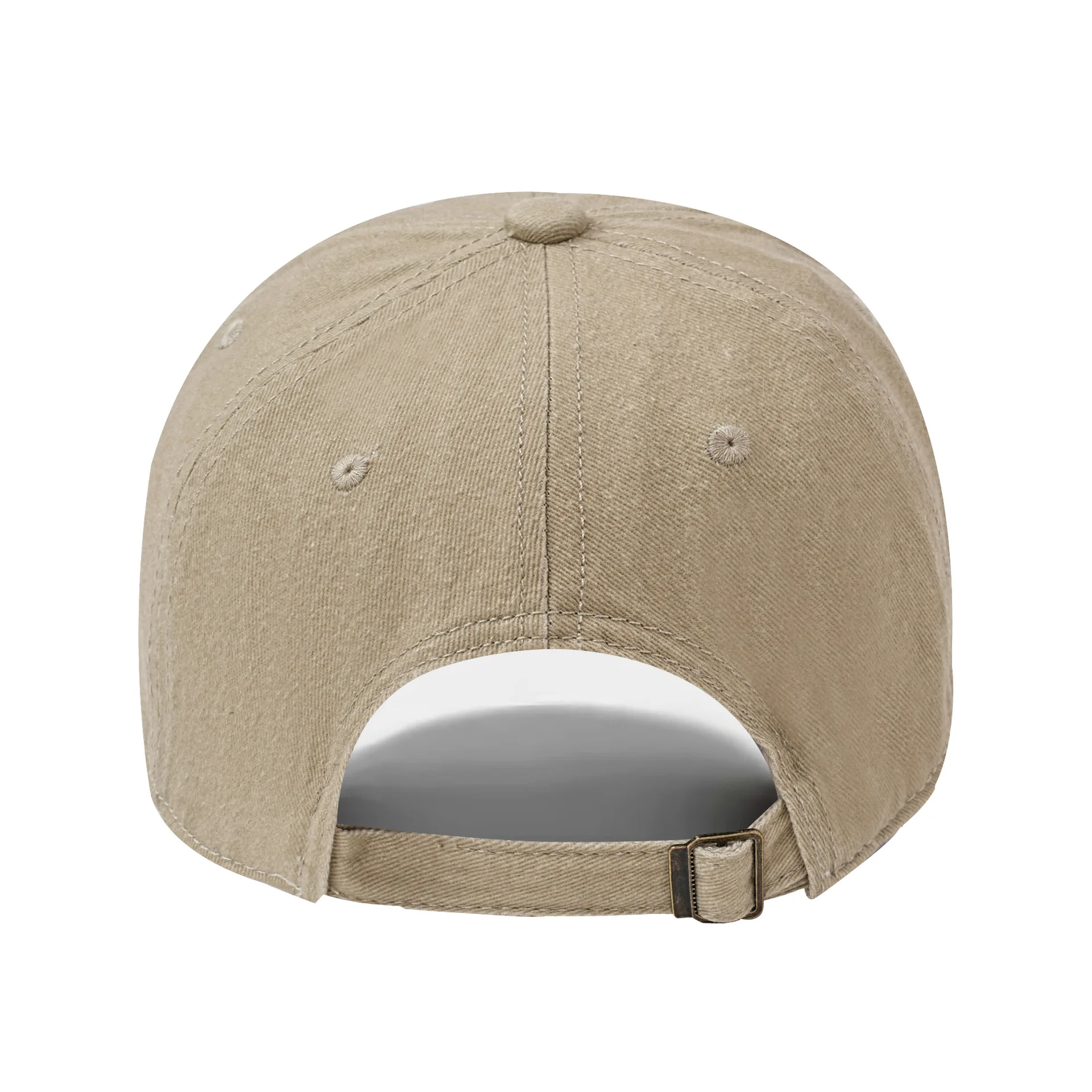 หมวกเบสบอลผ้าฝ้ายพิมพ์โลโก้ตามสั่ง ล้างแล้ว สไตล์เรโทร ทรงปีกแหลม ระบายอากาศ กันแดด