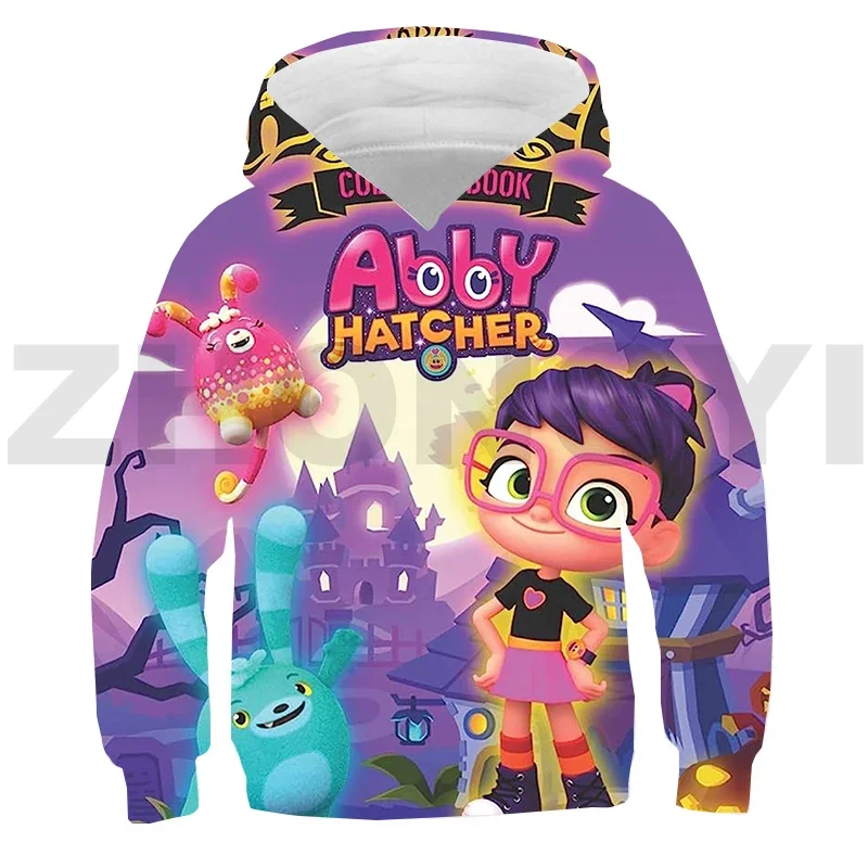 

Harajuku Abby Hatcher 3D Print Pullovers Children Anime Hoodie Baby Clothes Kawaii Cartoon Oversized Sweatshirt Girl Long Sleeve