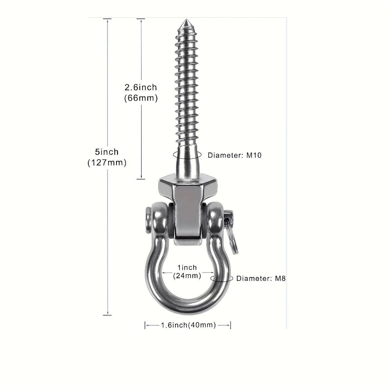 Gereedschap Heavy Duty Swing Hook Yoga Hangmat Zandzakhaak Hangstoel Accessoires voor Speeltuin Veranda Yoga Hangmat