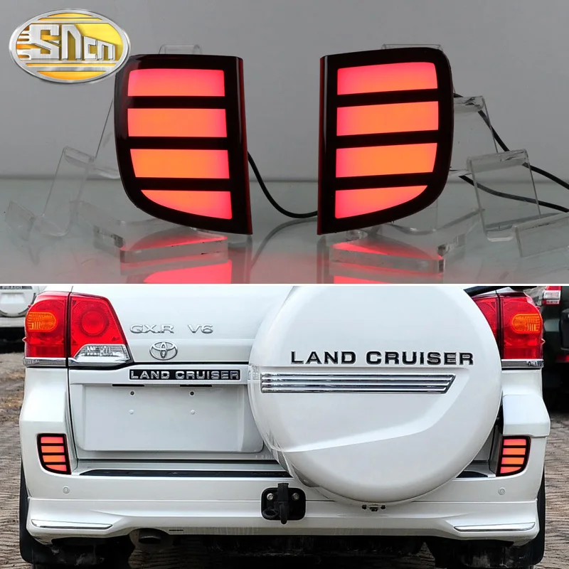 

LED Bumper Light For Toyota Land Cruiser LC200 2008-2015 3-in-1 Functions Rear Running Lamp Brake Dynamic Turn Signal Reflector