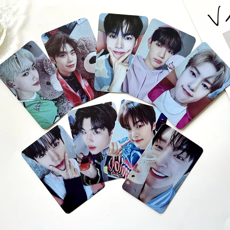 

9Pcs/Set KPOP ZB1 Photocards ZEROBASEONE LOMO Cards ZHANG HAO HANBIN GWANYOUNG Double-Sided Postcard Fans Collection Gift