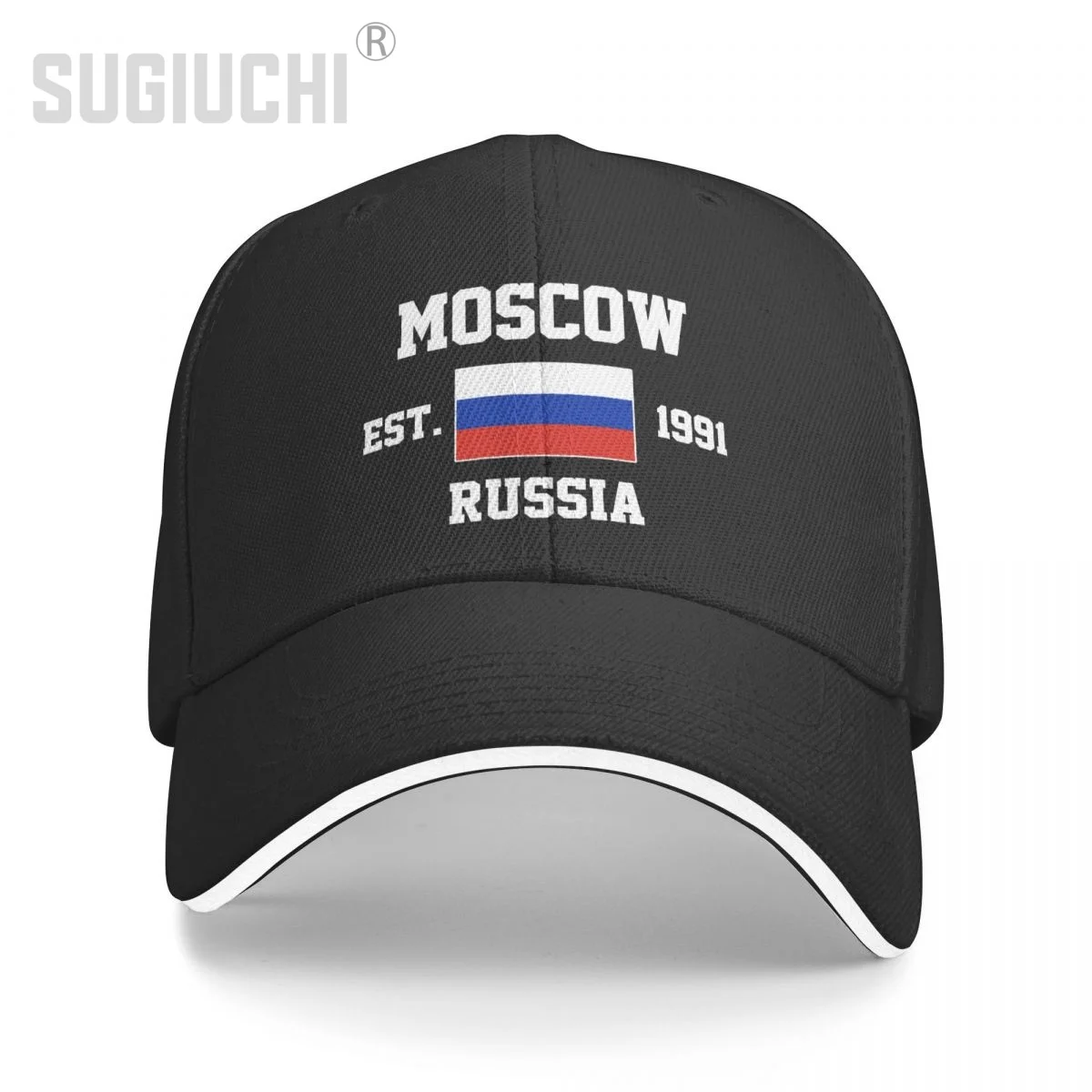 Baseball Cap Russia EST.1991 Moscow Capital Men Women Unisex Hip Hop Sandwich Caps Snapback Golf Hat Fishing