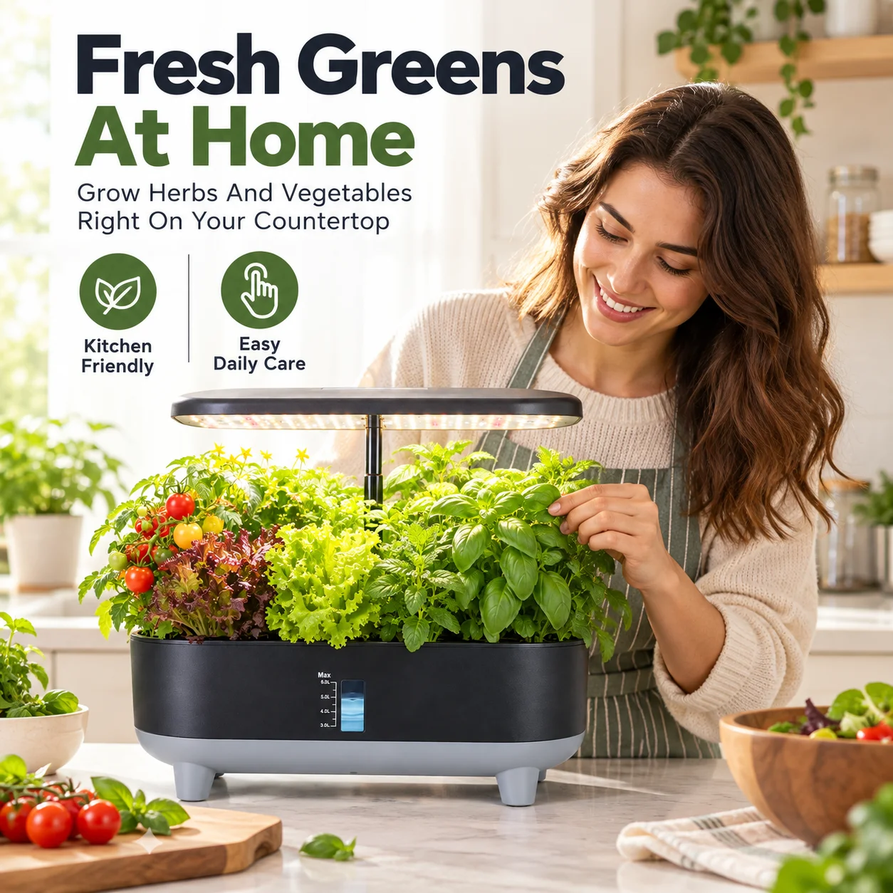 AOLIVIYA 16 Pod Hydroponisch K - Indoor Herb Garden Grow Light Smart Kit recensie en prijs