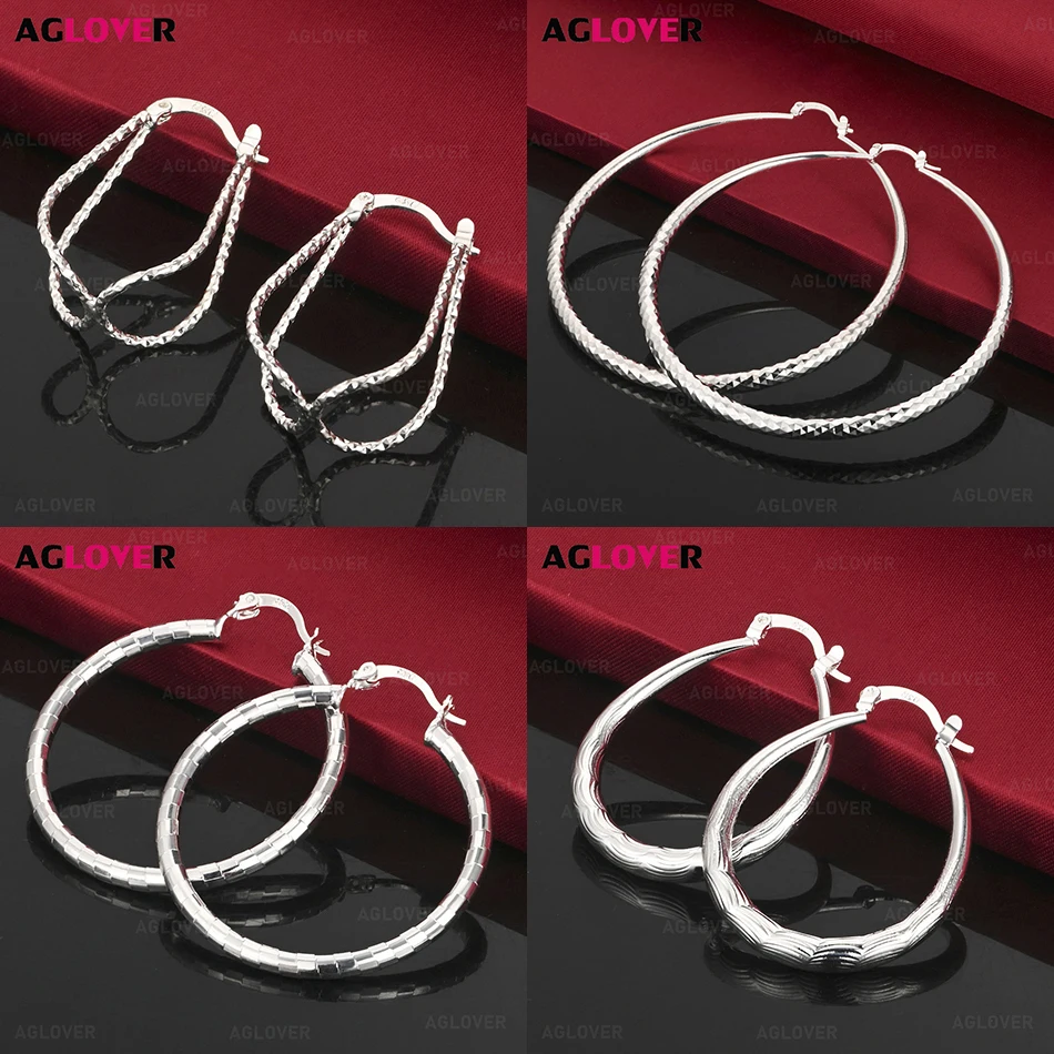 

AGLOVER 925 Sterling Silver Diamond Slice Ear Clips Women's Unique Fashion Party Jewelry