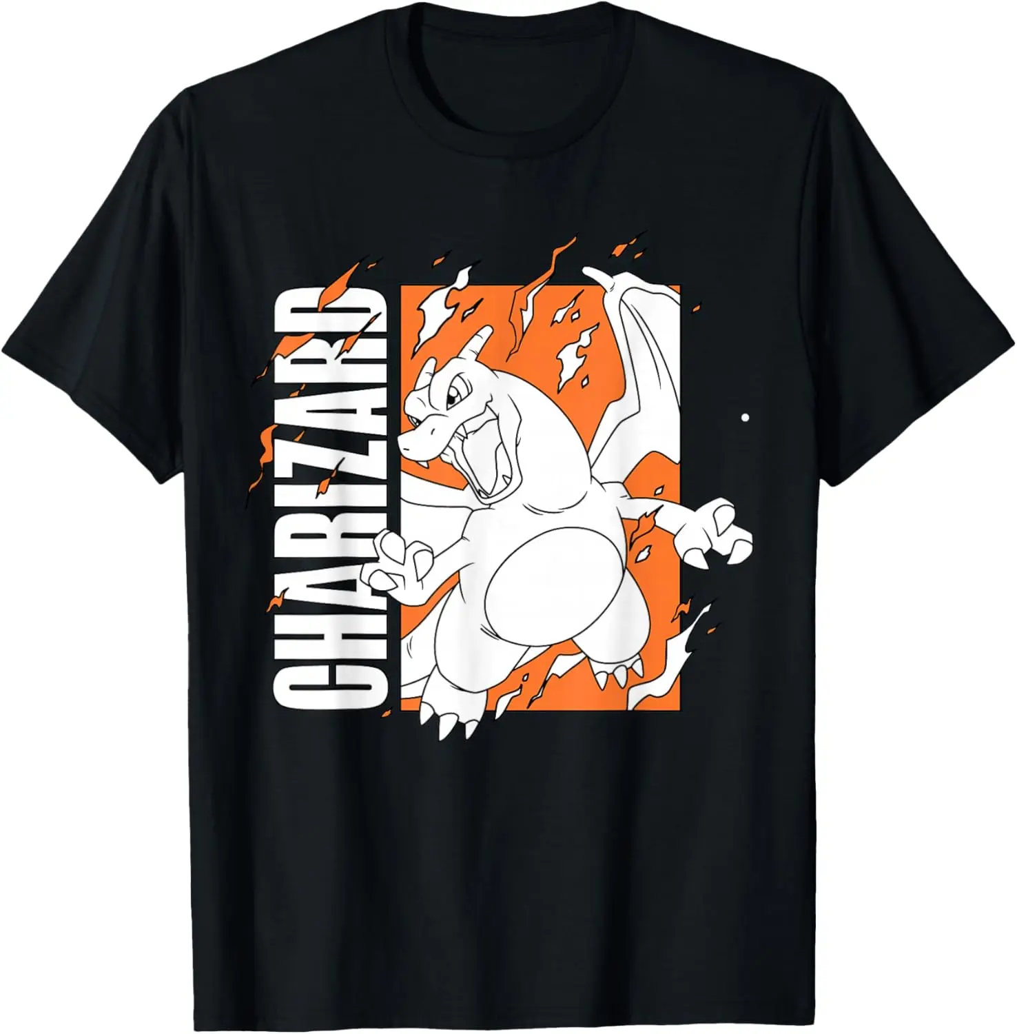 Pokémon - Charizard Orange Fire Box T-Shirt S-6XL