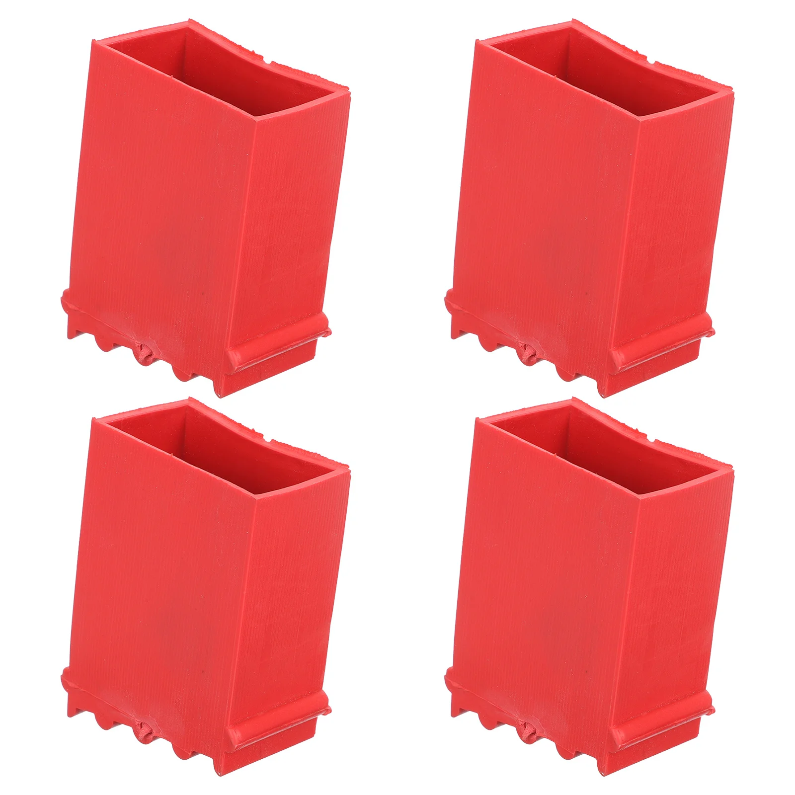 4 pçs antiderrapante escada pés cobre engrossado protetor de borracha durável anti-skid passo escada almofadas acessórios de trabalho seguro