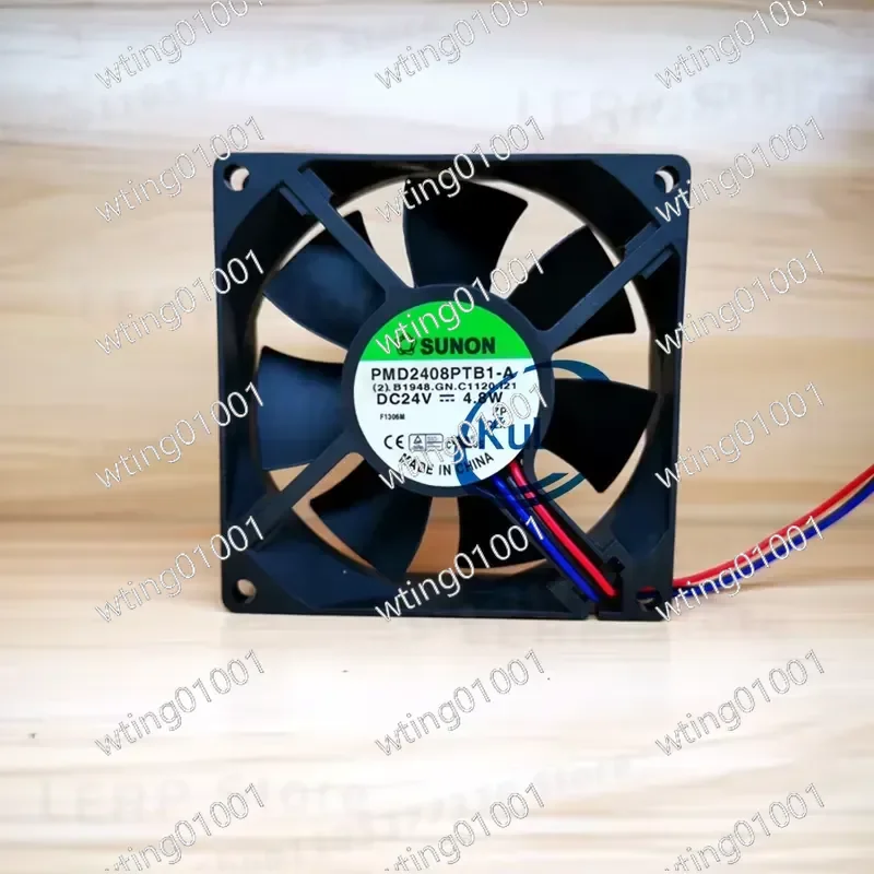 for PMD2408PTB1-A 24V 5.0W 4.8W 80mm High Speed Airflow Blower Replacement for Server PC Inverter Heat Dissipation Best