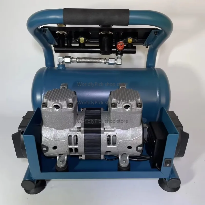 21V Cordless Air Pump Portable Small Battery Power Rocking Piston High PressureBrushless Air Compressor for Movable Blowing Dust