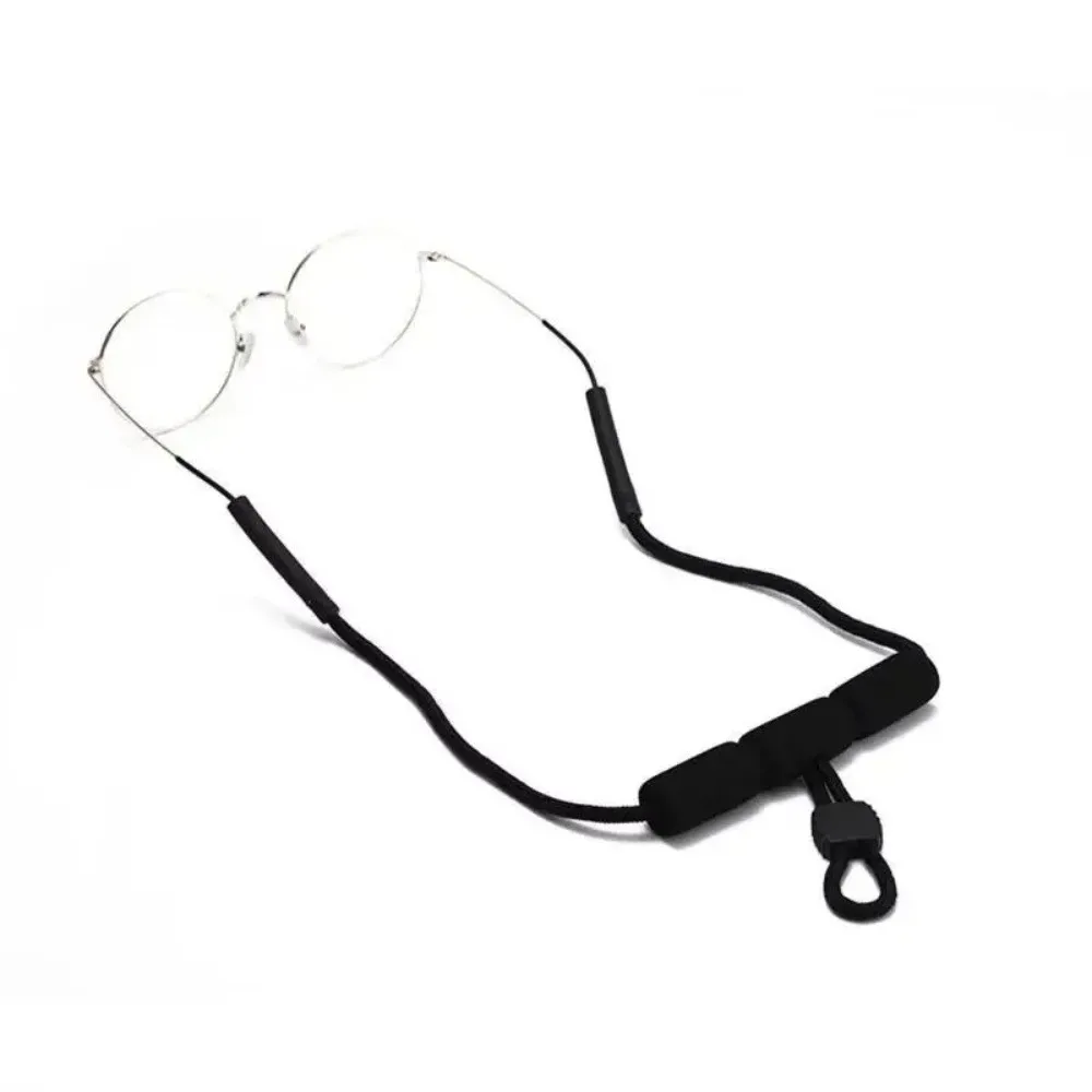 1PC Adjustable Length Floating Glasses Strap Polyester Foam Foam Floatable Design Sunglasses Neck Chain Durable Non-slip