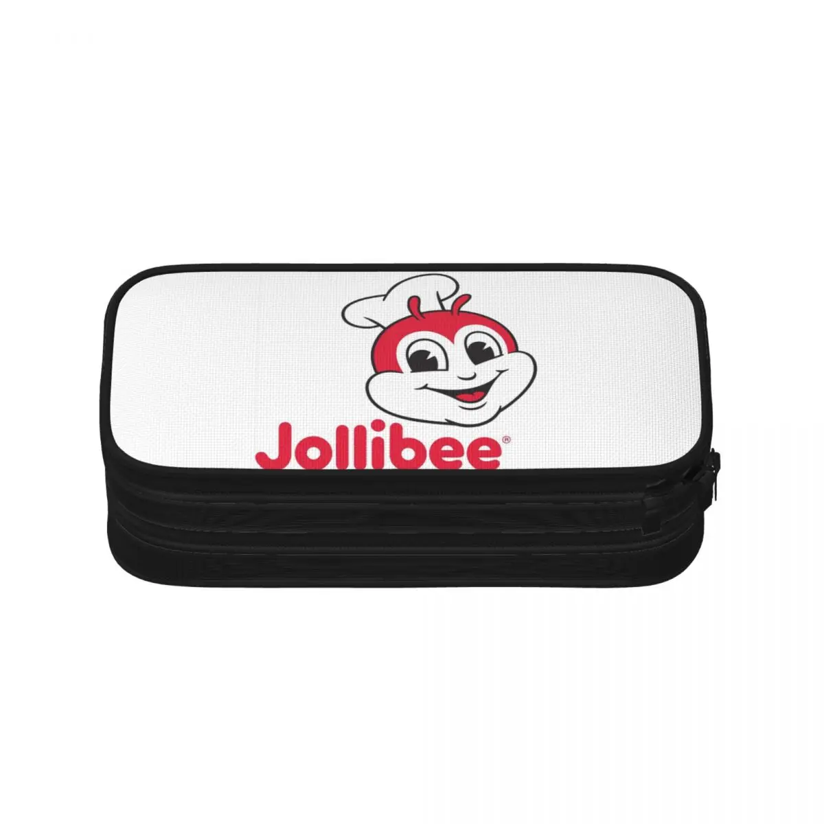 Imagem -03 - Retro Jollibee Pencil Cases Grande Capacidade Pen Bags Pen Box Pencil Pouch para Meninos e Meninas Estudantes Papelaria Escola e Escritório