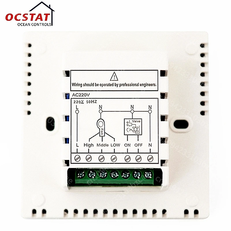 Fan Speed Adjustment Central Air Conditioner Controller FCU Cold Room Thermostat