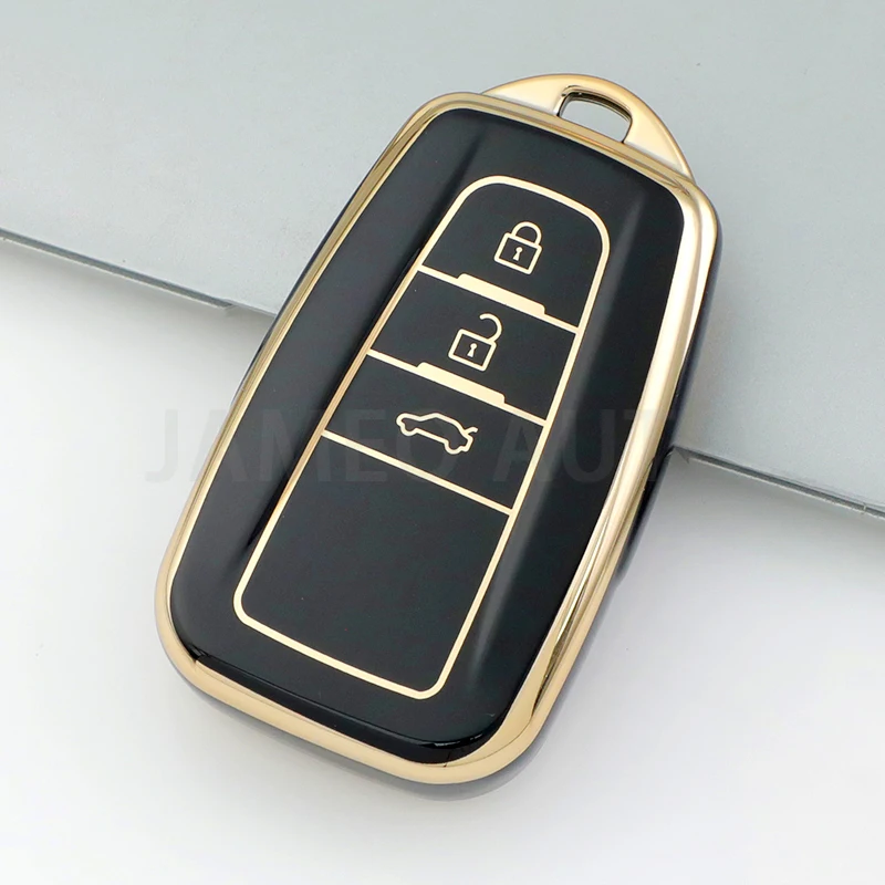 2 3 4 Buttons TPU Car Key Cover for Toyota Corolla Rav4 Camry 70 CHR Prado 150 Highlander Key Case Holder Accessories Fob