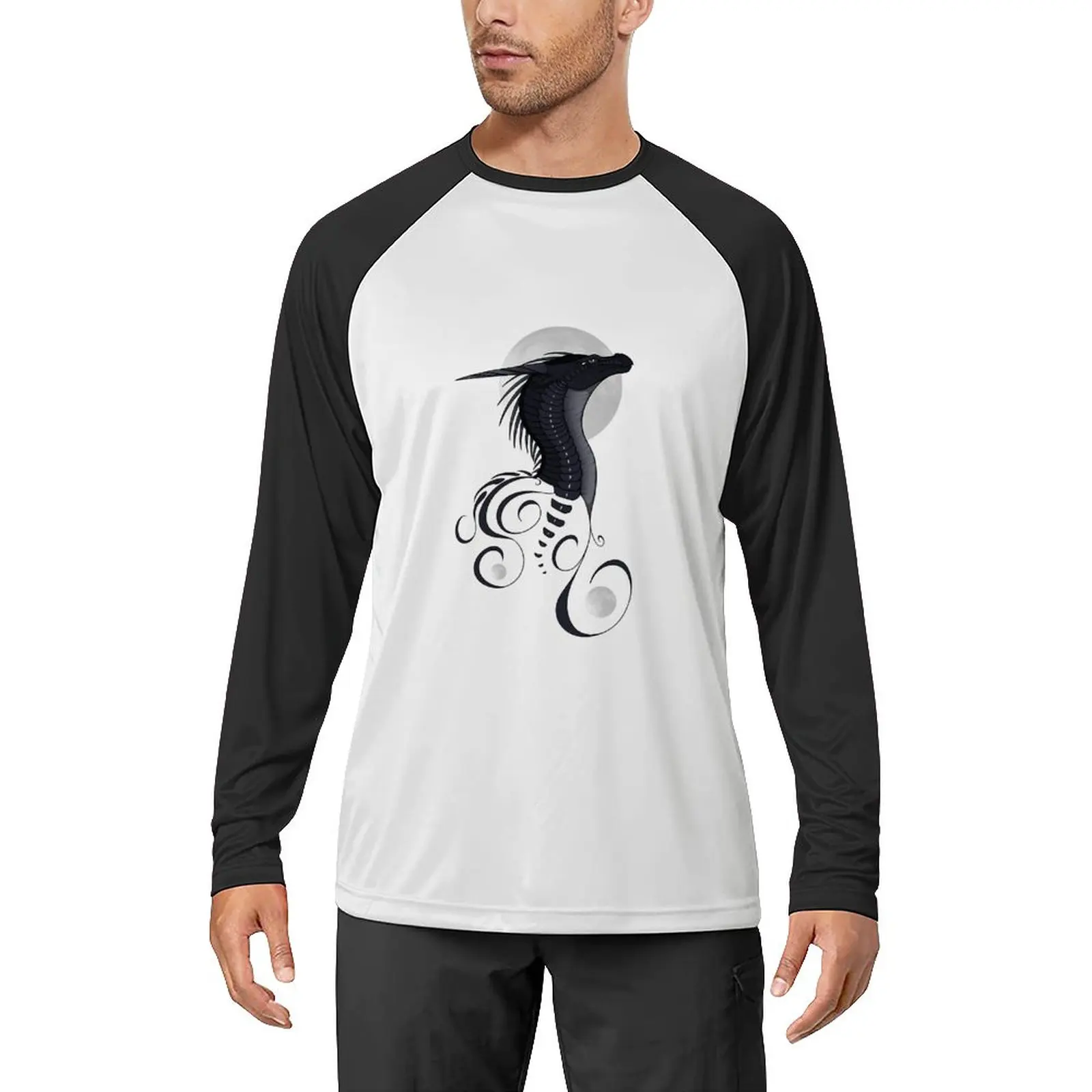 Darkstalker - Wings of Fire Long Sleeve T-Shirt sports fan t-shirts customized t shirts boys animal print shirt men clothing