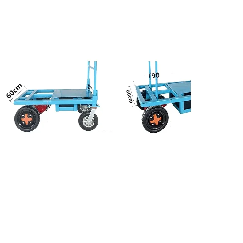 Tile large board trolley warehouse supermarket pulling goods electric trolley y