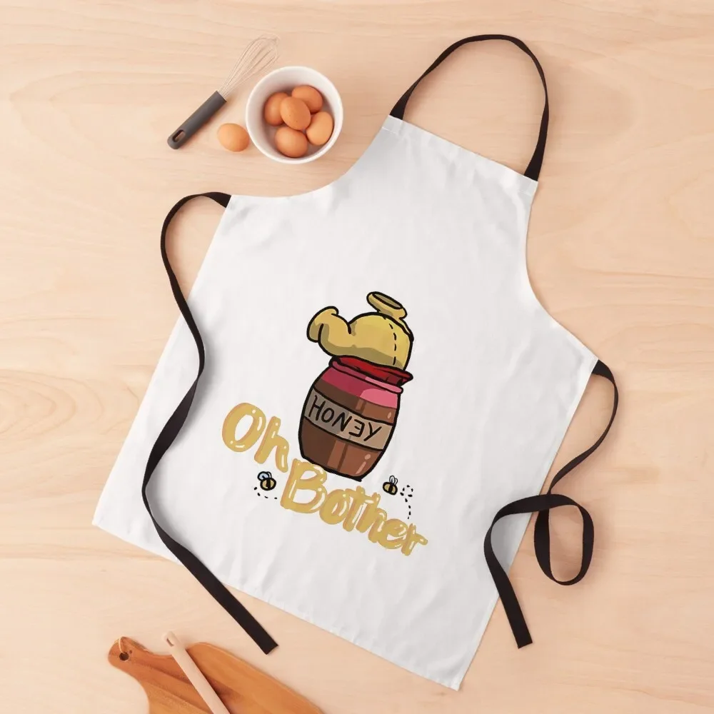 

Oh bother Apron Beauty women's work Kitchenware Bib For Kitchen Apron