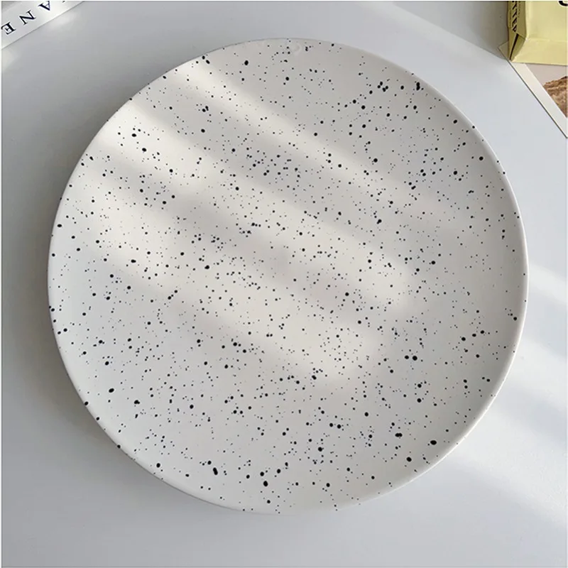

Ceramic Western food plate, steak plate, salad plate