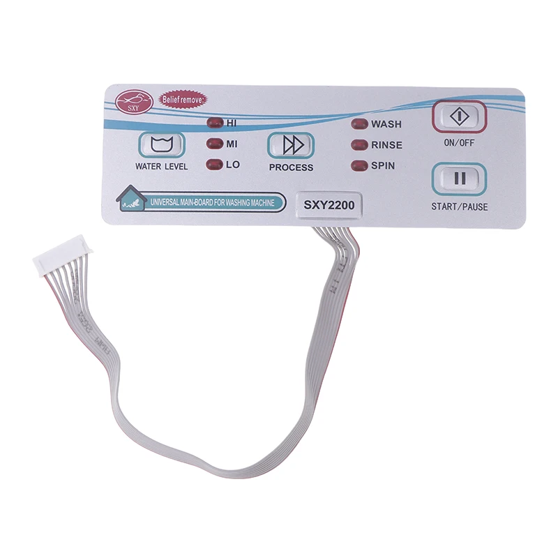 【F】Placa de circuito para lavadora de 16*5.5cm SXY2200, panel de control para lavadoras y secadoras, panel de control para electrodomésticos grandes