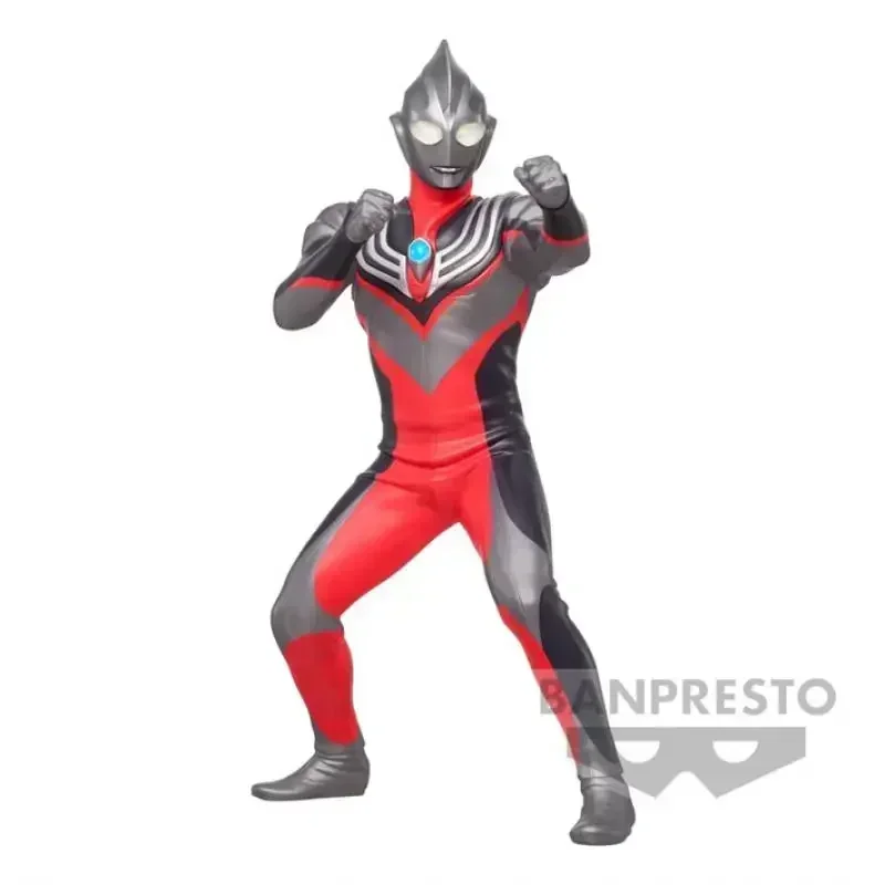 In stock Bandai BANPRESTO Heros Brave Statue Figure Ultraman Tiga 17cm Genuine Cartoon Anime Action  Model Toy Ornaments BB