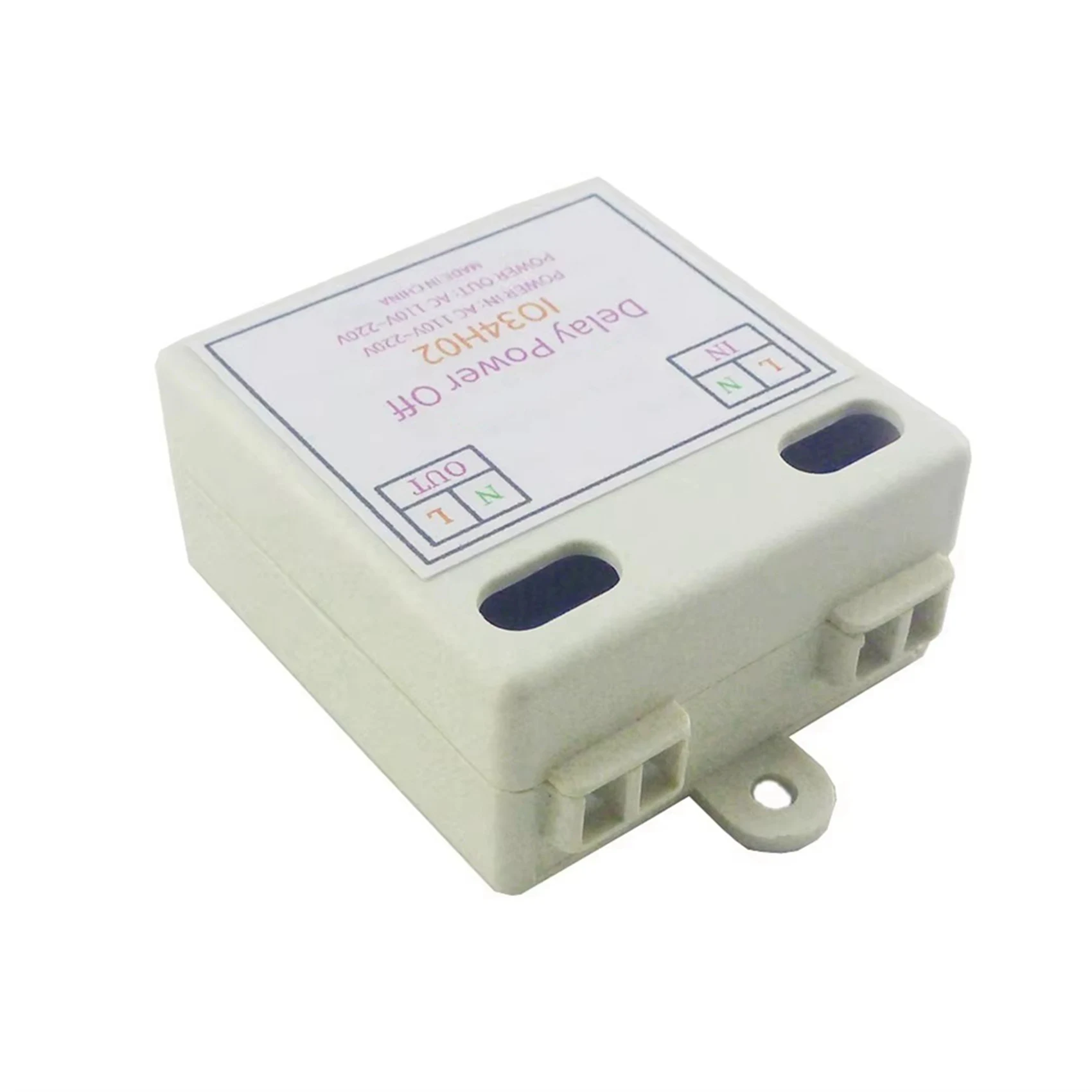 ABSY 6X AC 120V 220V Time Delay Relay Power On Delay OFF Switch 1-480Min Adjustable Delay Power OFF Automation Controller
