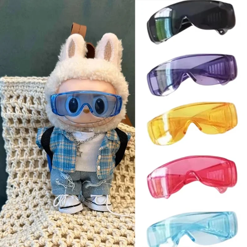 

Ski Goggles Outfit Accessories for 15-17cm Labubu Idol Doll Cotton Plush Doll Mini Fashion Doll Eyewear Props Labubu Accessories