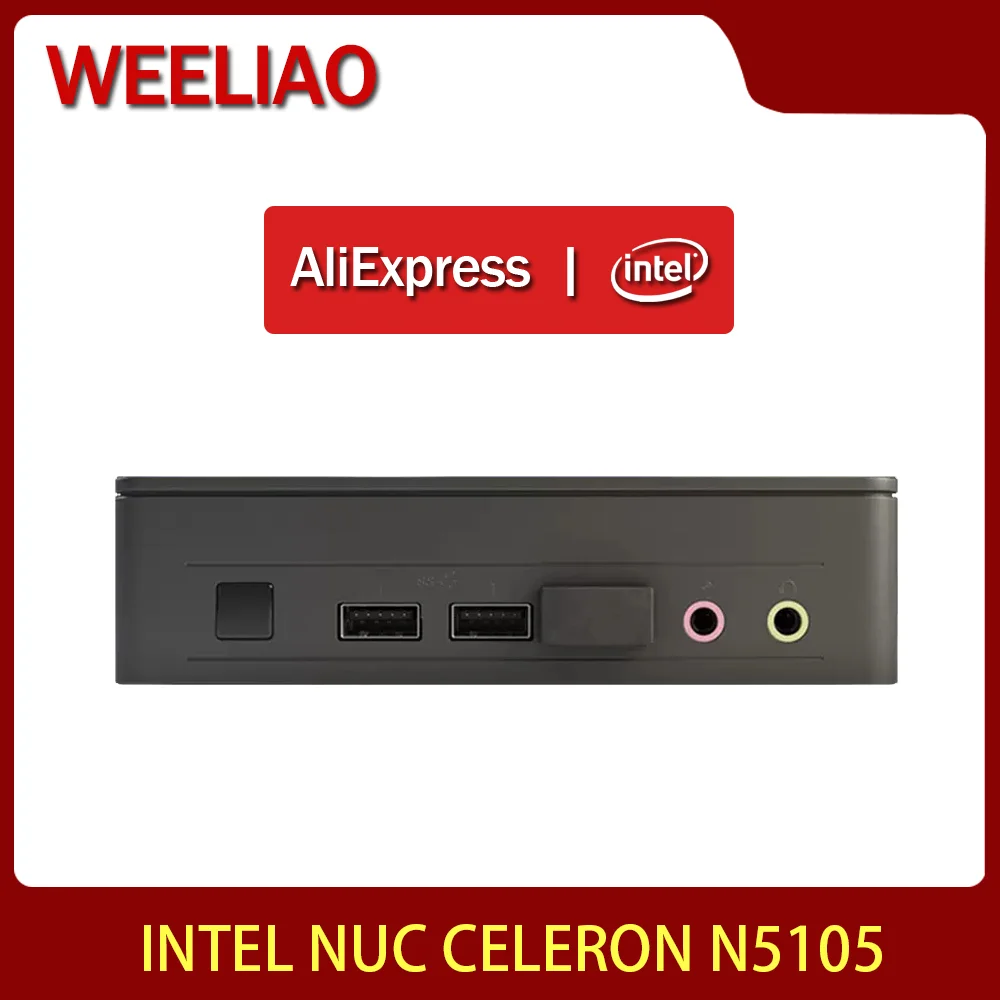 

Мини-ПК NUC11ATKC4 Intel NUC Atlas Canyon Celeron N5105 (до 2,90 ГГц) Win11 Pro UHD Graphics Bluetooth v5.1 Dual DDR4