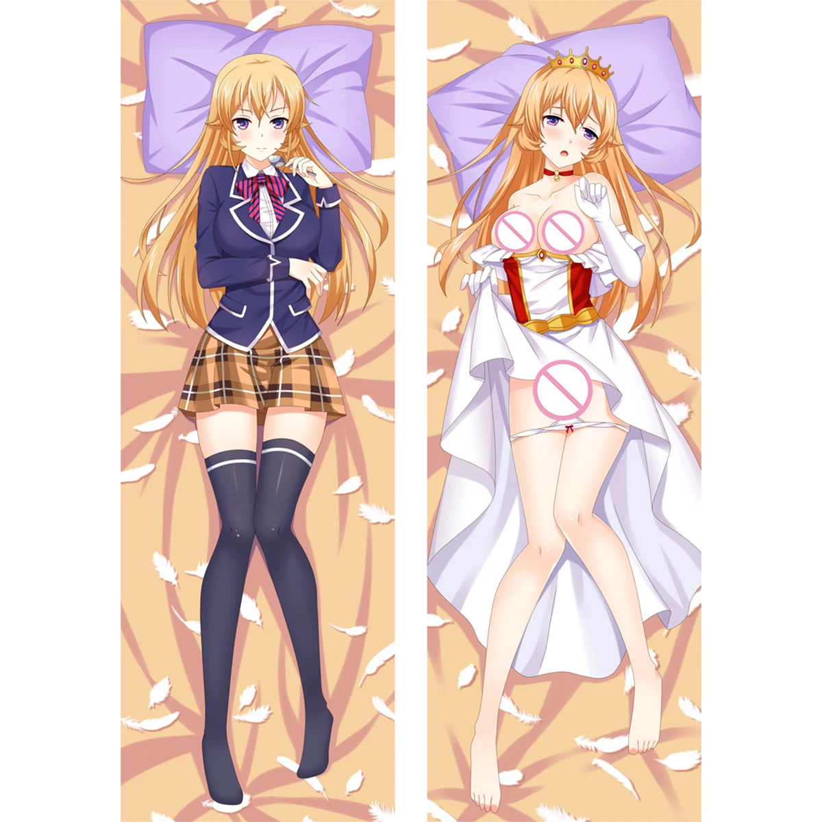 

Anime Food Wars Dakimakura Erina Nakiri Pillow Cover Cosplay Characters Long Life Size Body Pillowcase