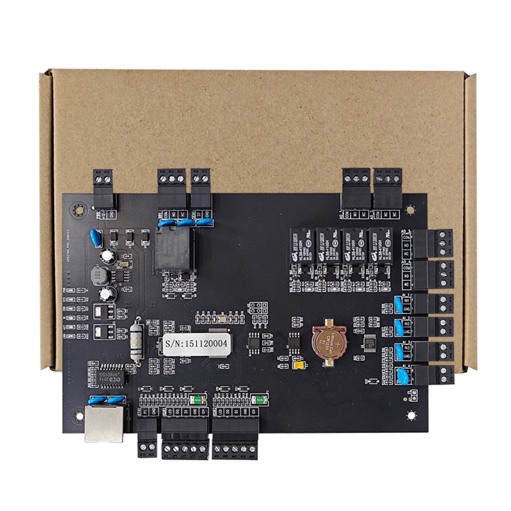 Tcp/ip 1 Doors Access Control Panel Network Weigand Rfid Door Access System With Free Manage PC Software