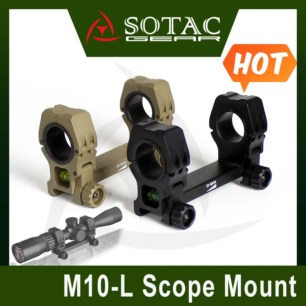 Tactical Gear Dual Rings Scope 1 inch 25.4mm 30mm Diameter Scope with Level bubble for Weaver Rail Rings Mount Hunting