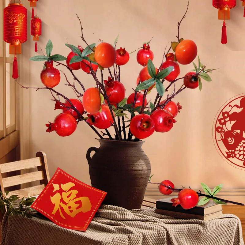 44 см искусственный гранат фрукты украшение дома хурма праздничный реквизит для фотосессии украшение гостиной ветки деревьев 44 см искусственный гранат фрукты украшение дома хурма праздничный реквизит для фотосессии украшение гостиной ветки деревьев
