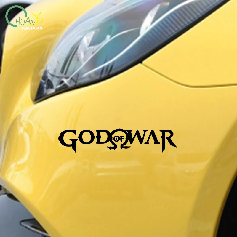 God of War Game Logo Car Stickers Personality Decal Sunscreen Die Cut Refrigerator Helmet Car Accessories view 6