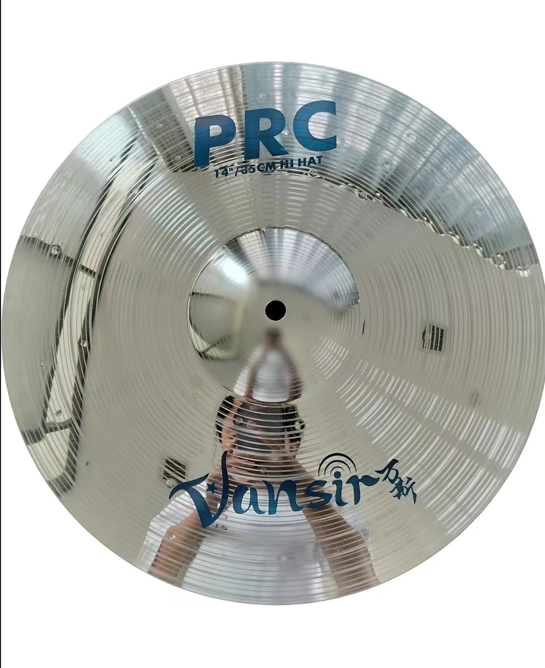 Vansir Polishing High Quality Alloy Cymbals Silver Color 14''HH For Sale
