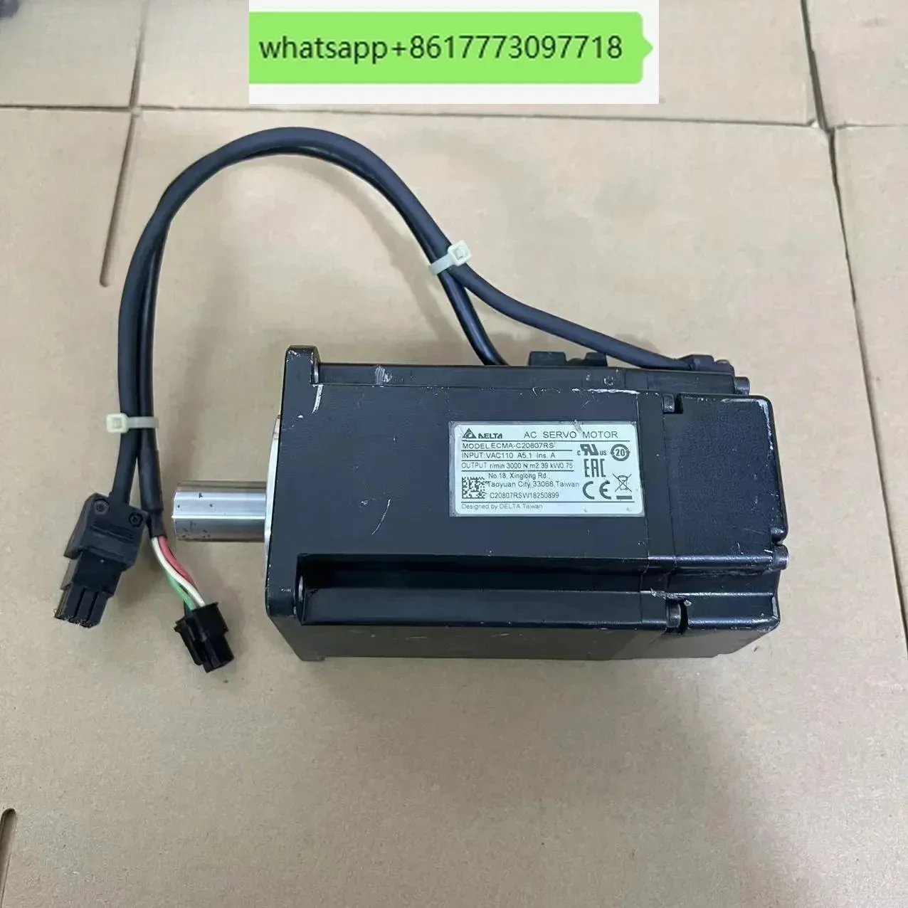Servo motor disassembly ECMA-C20807/20604/10807/30807-RS/SS-B2/A2/A3