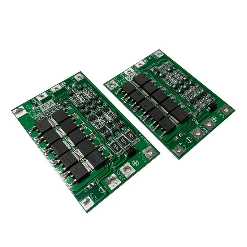 1PCS 3 string 11.1V 12.6V 18650 Li-ion battery charger protection board balanced/enhanced 60A bootable