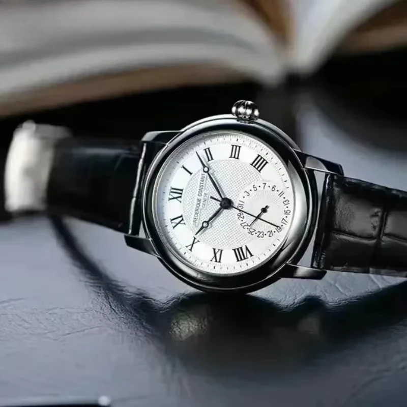 أزياء فاخرة العلامة التجارية الأصلية الساعات ثلاثة أيدي ساعات رجالية عالية الجودة حزام من الجلد كوارتز ساعة اليد AAA هدية الساعات