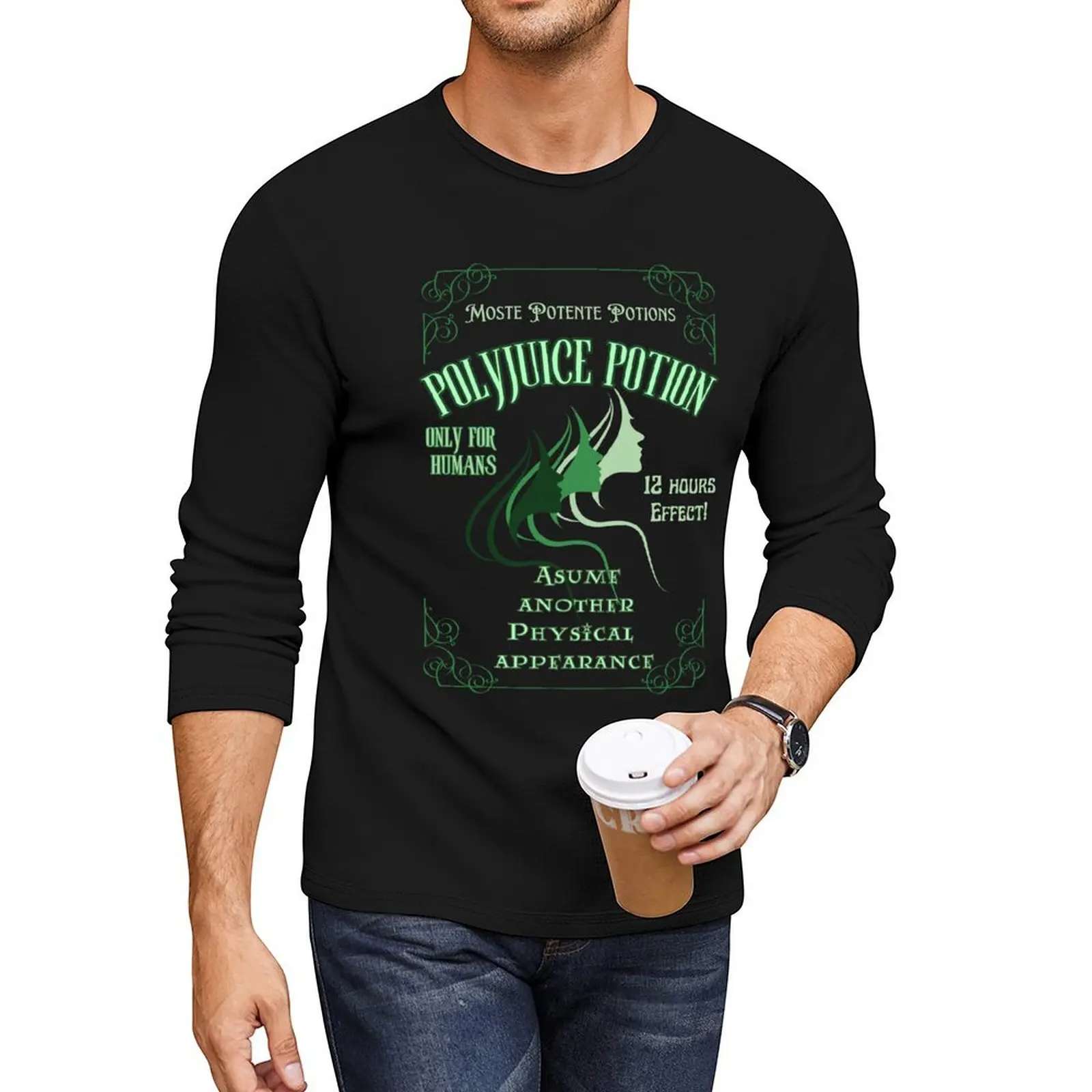 

Poly Juice potion Long T-Shirt vintage clothes quick drying shirt tshirts for men