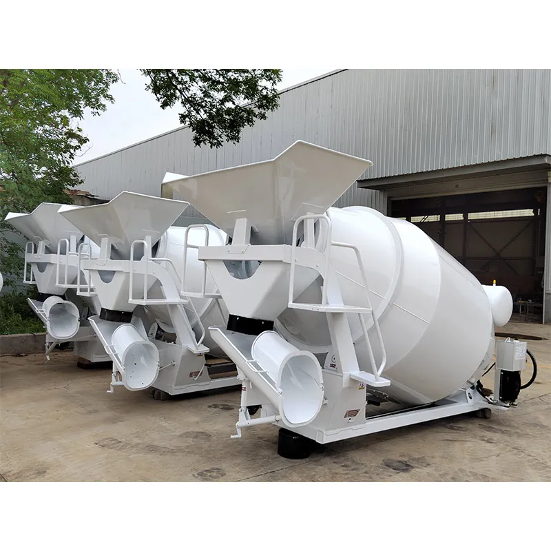 37HP EPA Engine Cement Mixer Truck Customized Trailer with Self-Loading Concrete Tank New Condition Motor Core Component