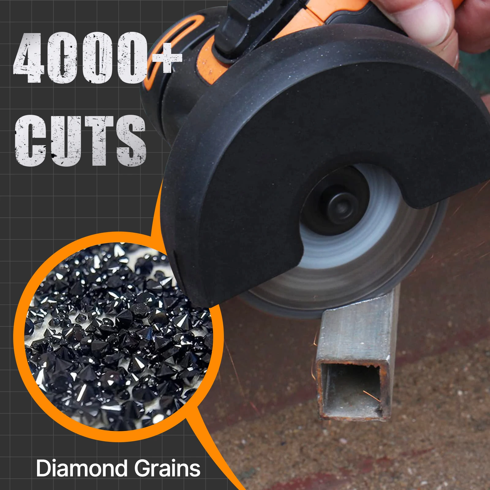 Vearter 76mmX10mm lutowana próżniowo diamentowa tarcza tnąca 3\'\'X2/5 \'\'piła tarczowa do metalowego pręta zbrojeniowego z żeliwa i stali nierdzewnej