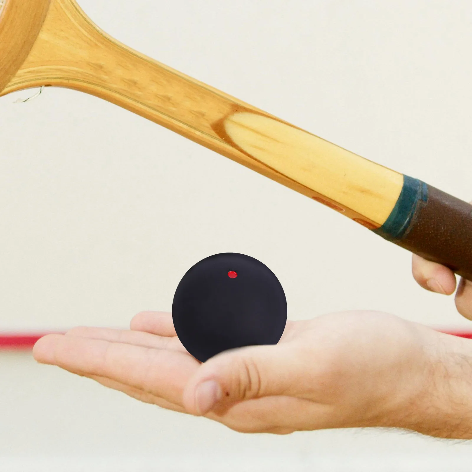 

Professional Training Bounce Ball Yellow Single Dot High Elastic Rubber For Indoor Outdoor Sports Compact Racket Ball