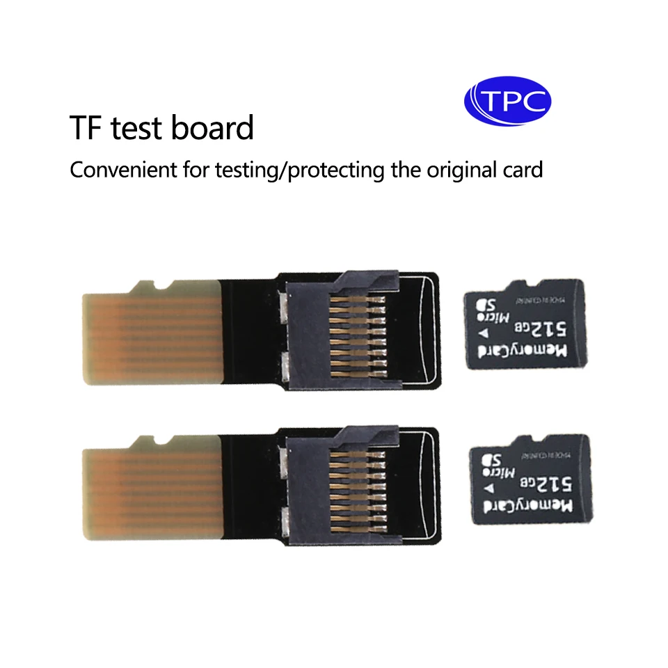 TPC Micro SD TF Memory Card Male to Female Extension Adapter Extender Test Tools PCBA Connector